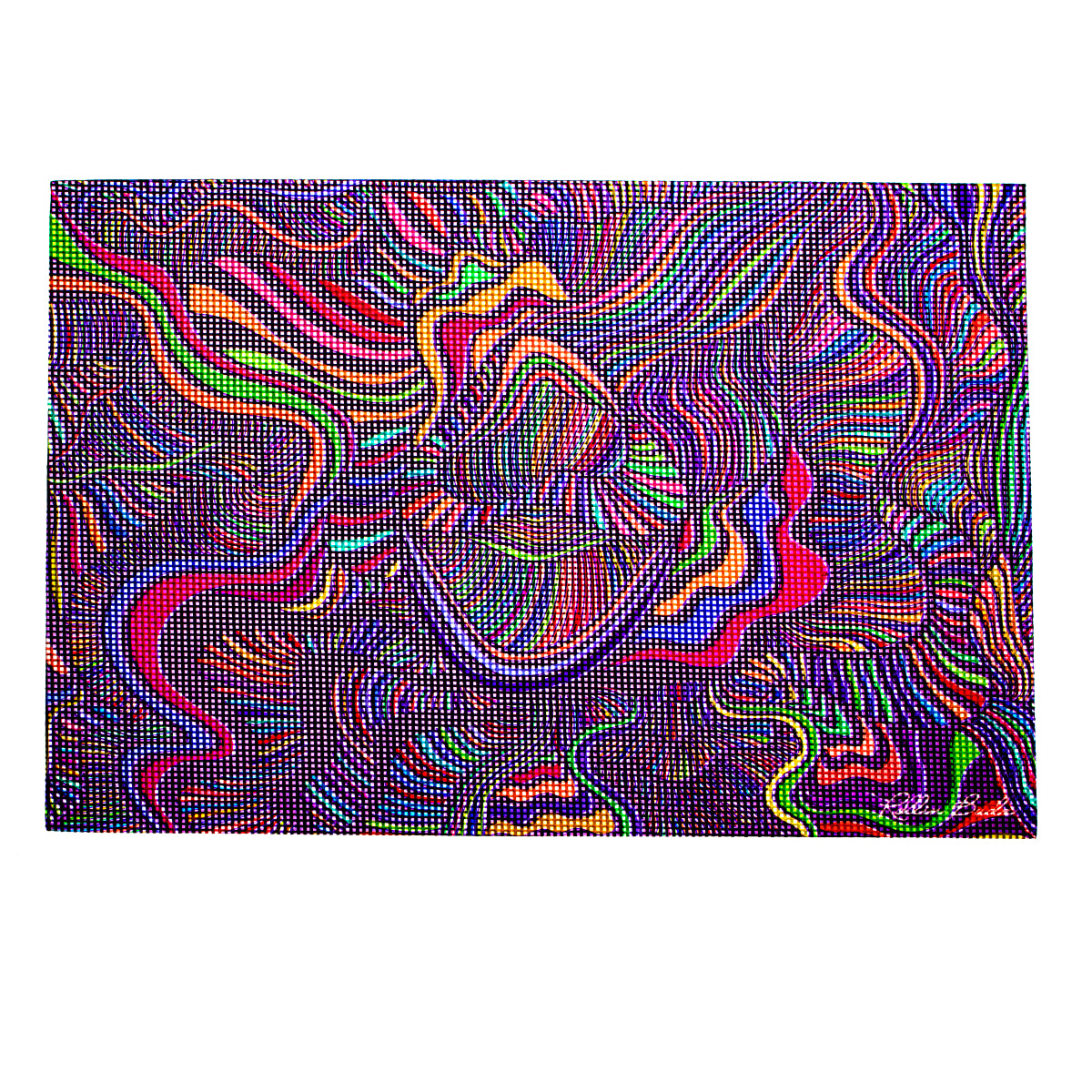 Colorful 8x11 Dab Mat