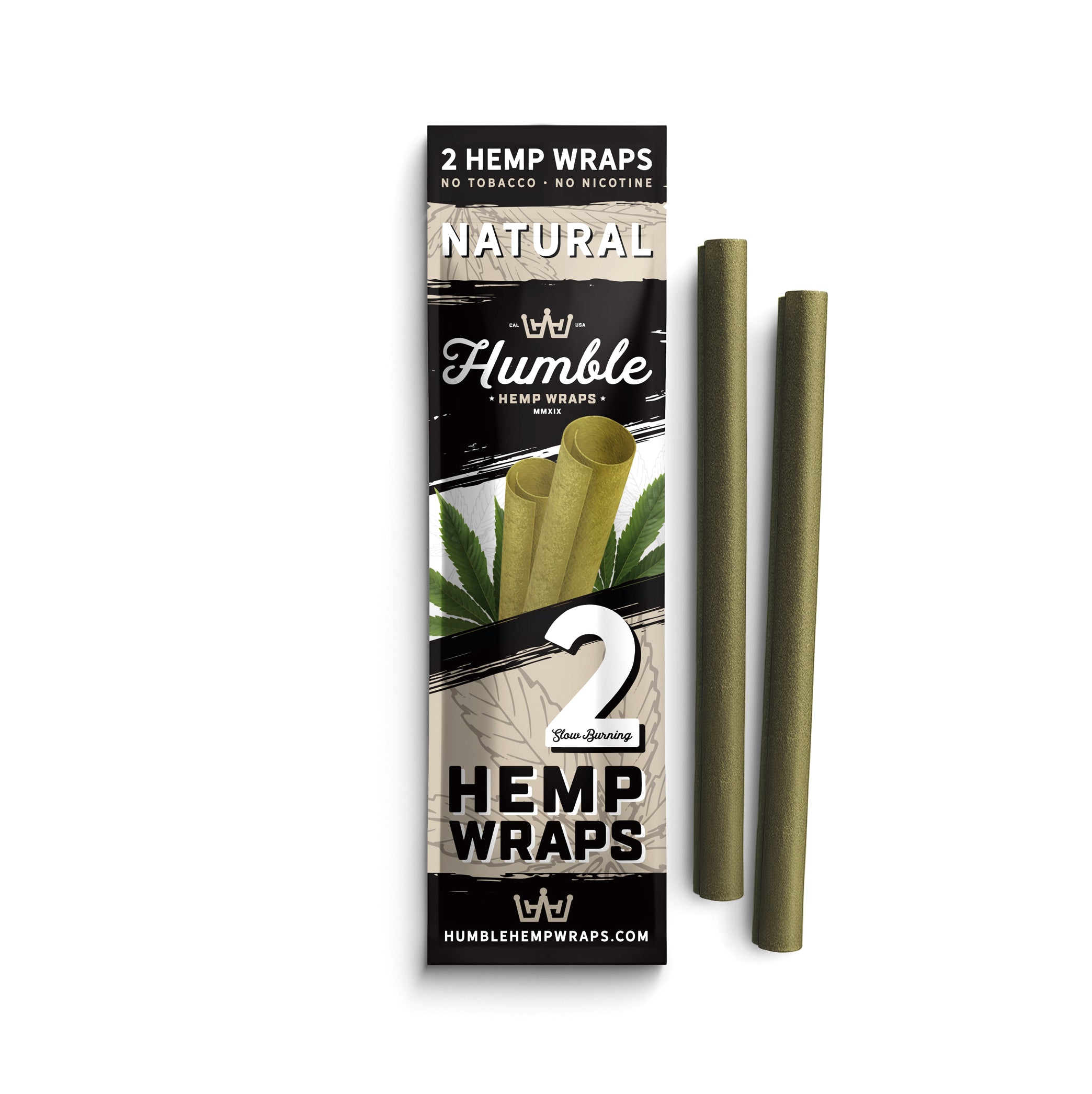 Humble Hemp Wraps - Natural Flavor - 25 Pack