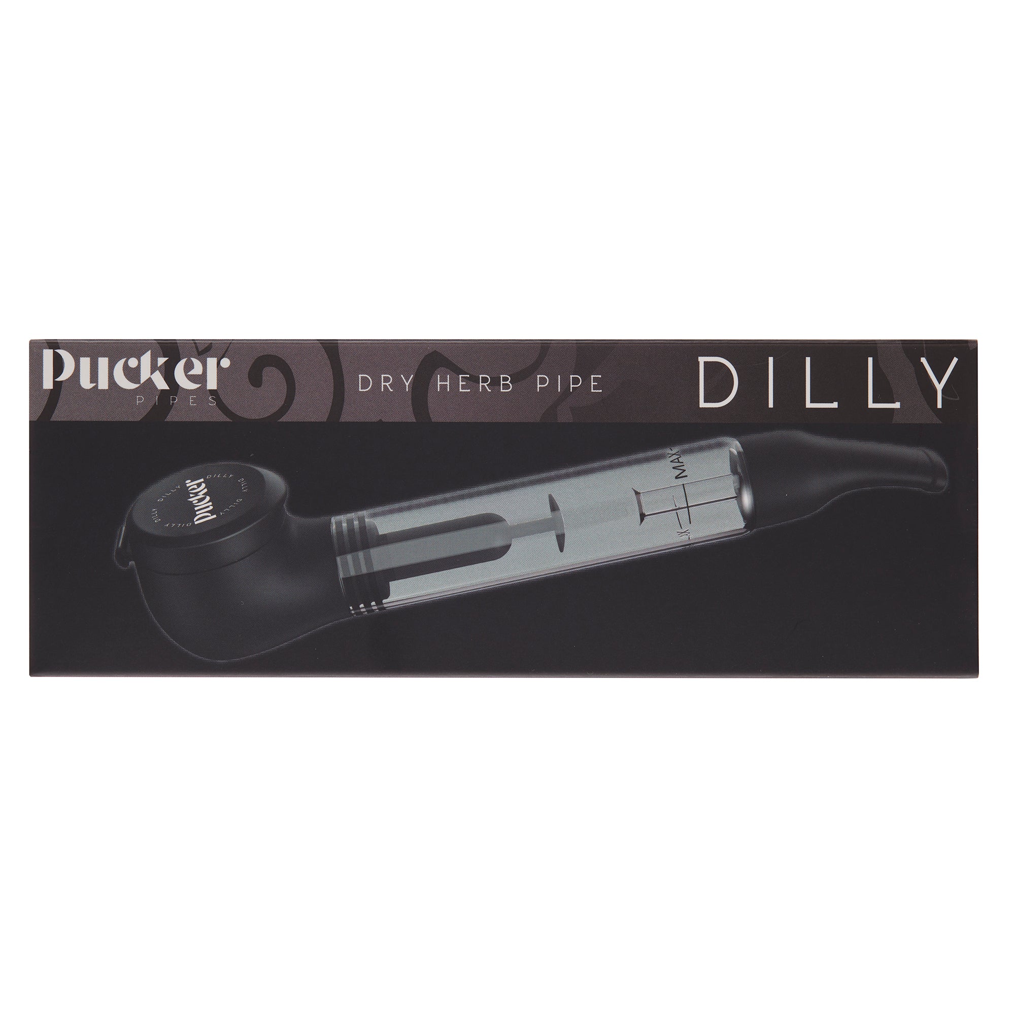 PUCKER "Dilly" Smoking Water Pipe - OG Black