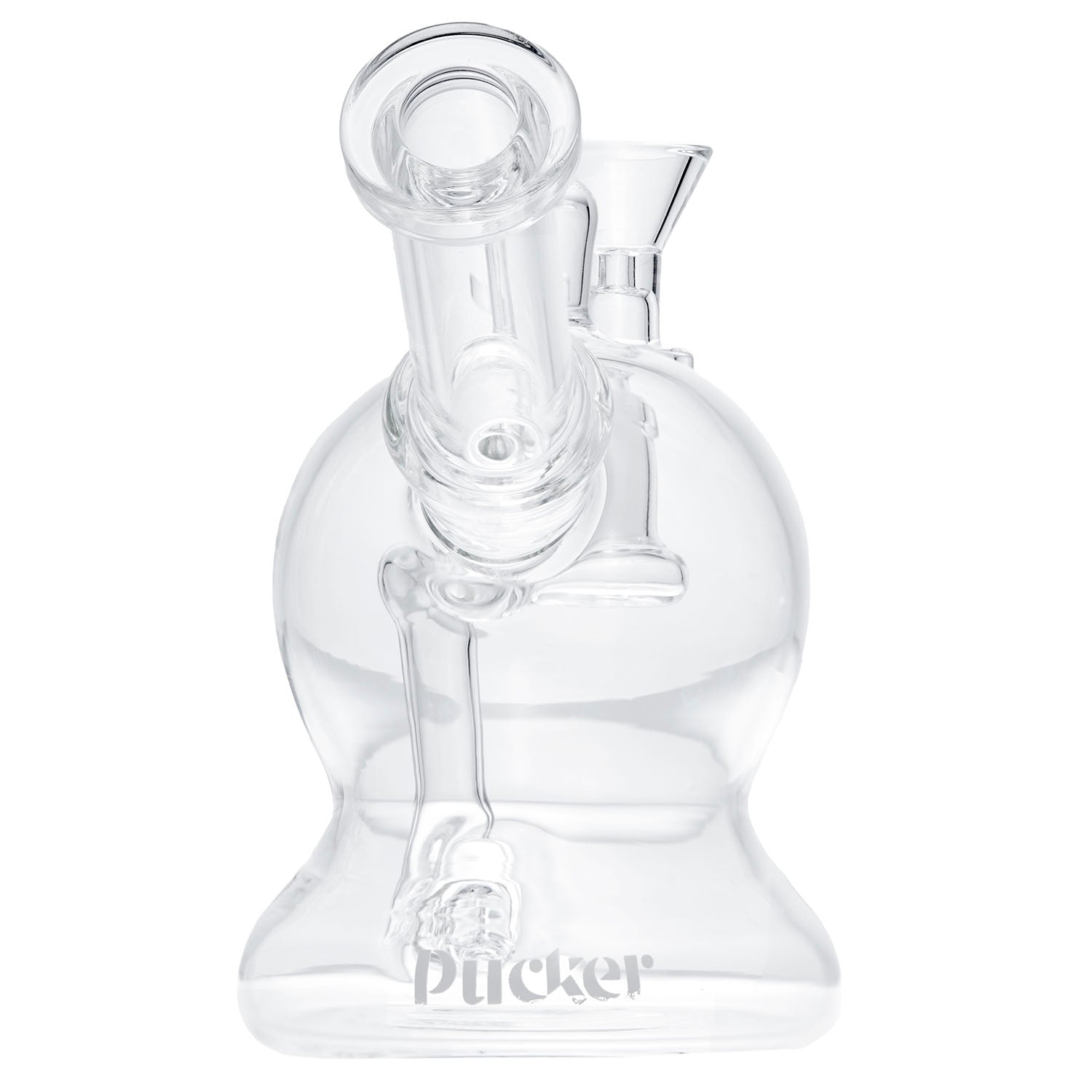 PUCKER "Ghost" Water Smoking Bong Pipe - Clear